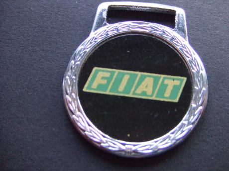 Fiat logo emaille sleutelhanger